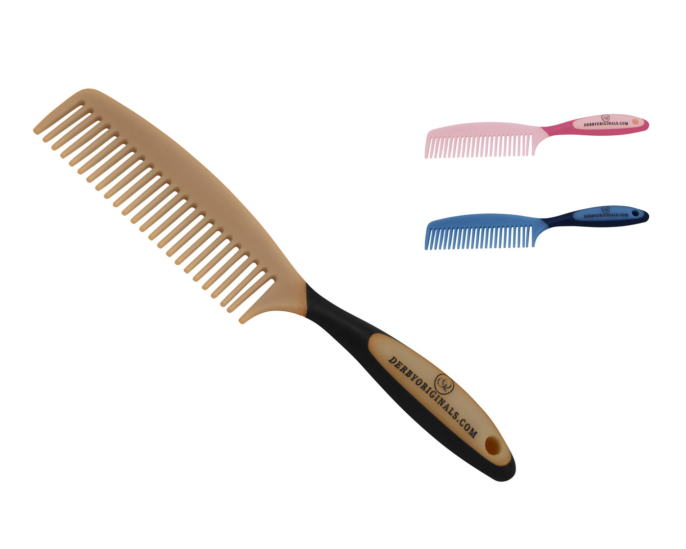 Derby Super Grip Mane and Tail Comb Tan Color Swatch