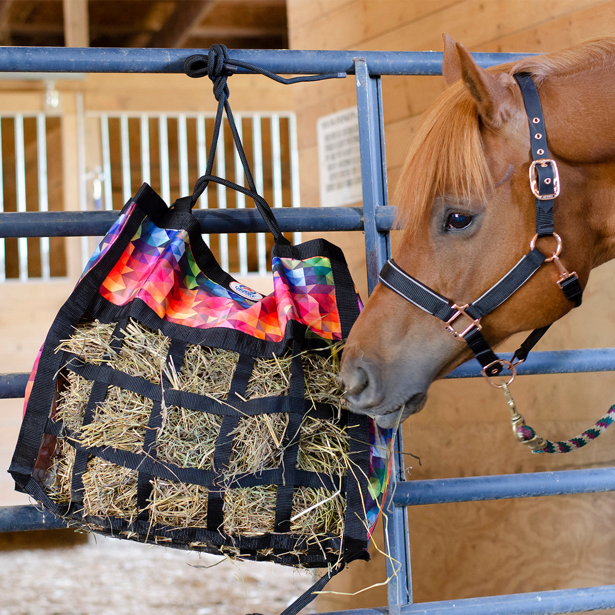 Slow Feeder Horse Hay Bag with Super Tough Bottom