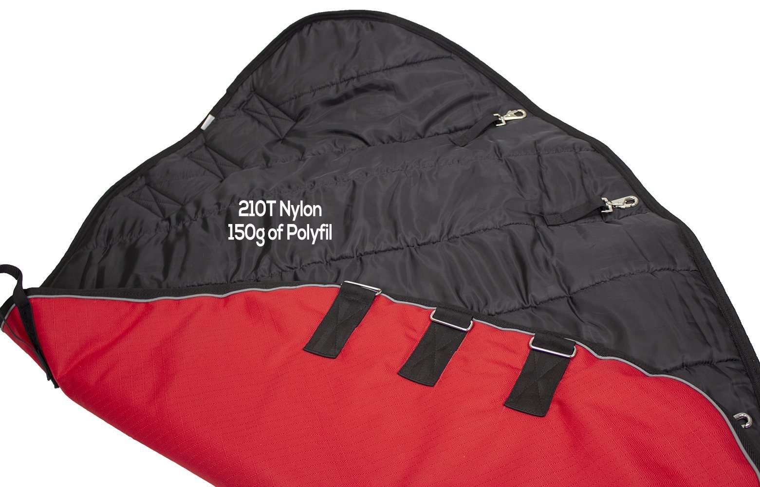 Derby Originals Nordic-Tough  Medium Weight Winter Horse Neck  Cover Hood Close Up