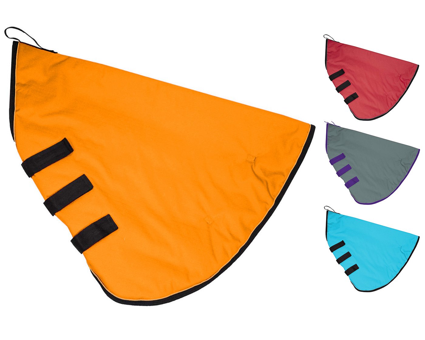 Derby Originals Nordic-Tough 1200D Medium Weight Winter Horse Neck Cover Hood Orange