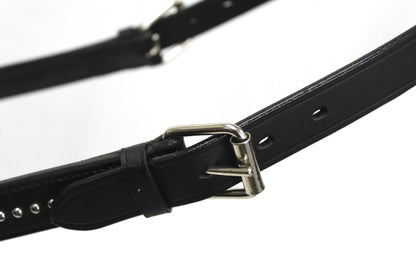 Improved Premium Show Spotted Flat Leather Cattle Show Halter