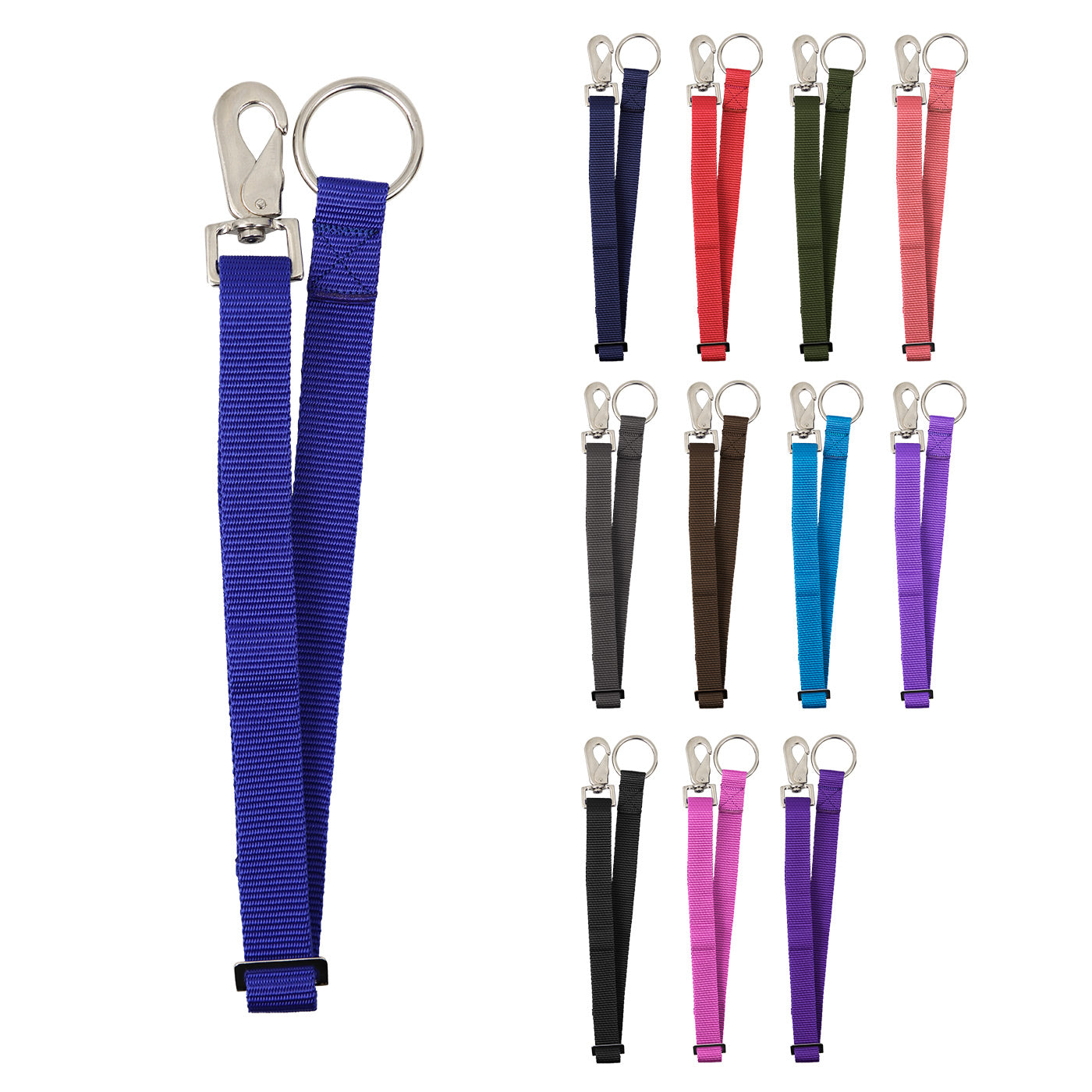Derby Originals Pack of 2 Horse Water Bucket Strap Hangers blue all colors