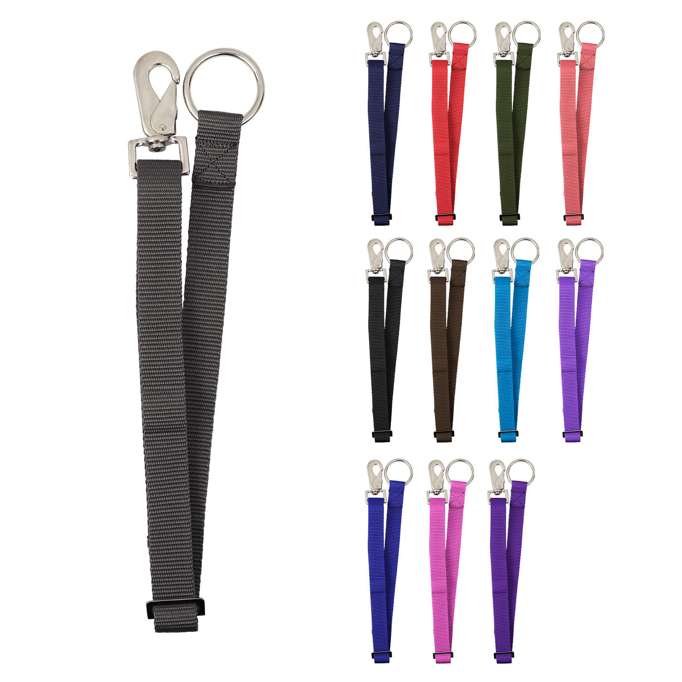 Derby Originals Pack of 2 Horse Water Bucket Strap Hangers Grey multi color