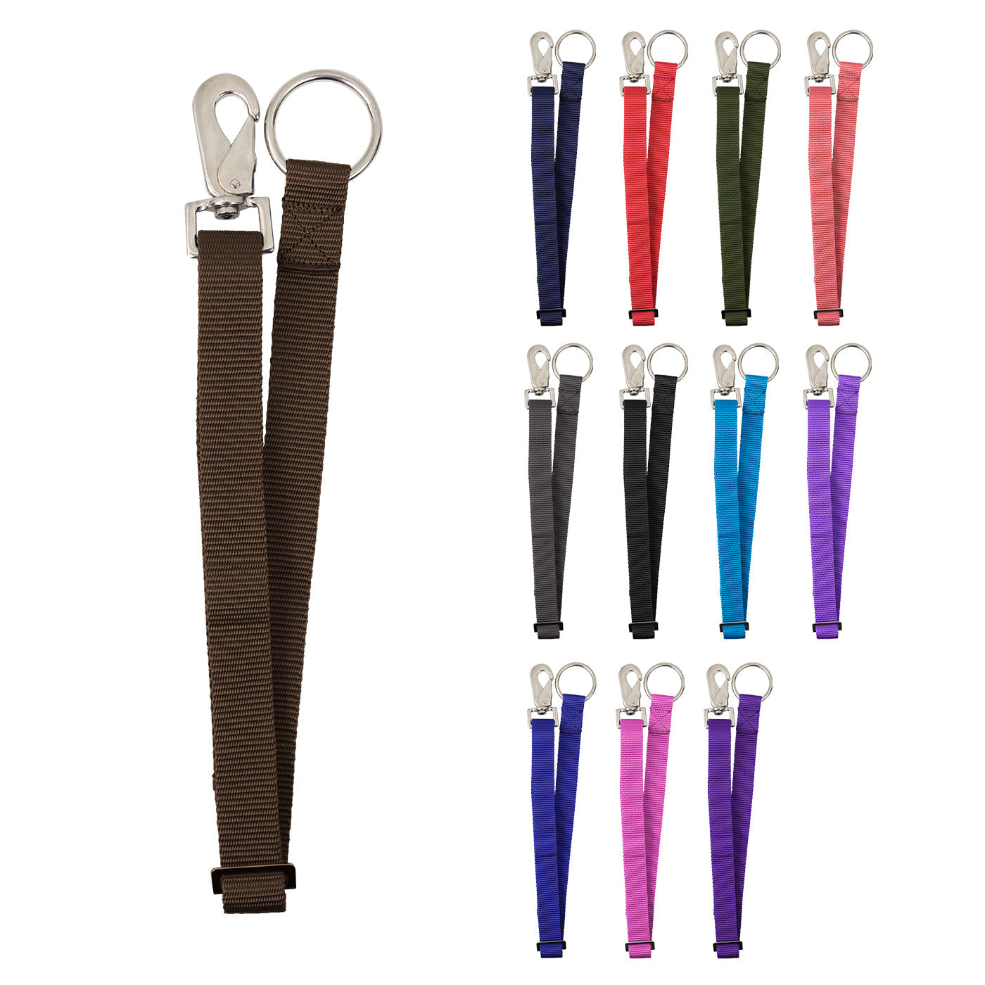 Derby Originals Pack of 2 Horse Water Bucket Strap Hangers Brown all colors