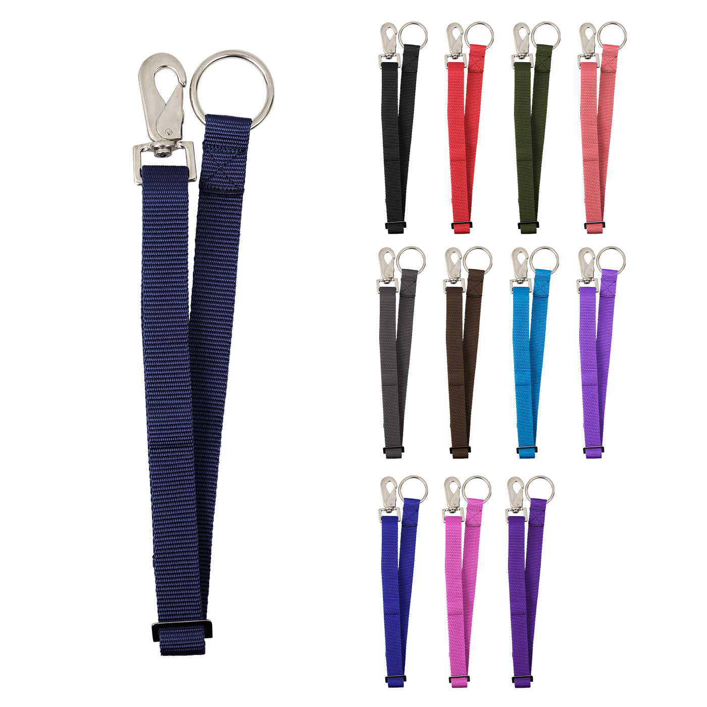 Derby Originals Pack of 2 Horse Water Bucket Strap Hangers Blue