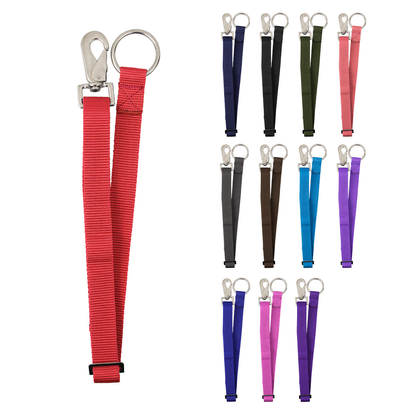 Derby Originals Pack of 2 Horse Water Bucket Strap Hangers Red all colors