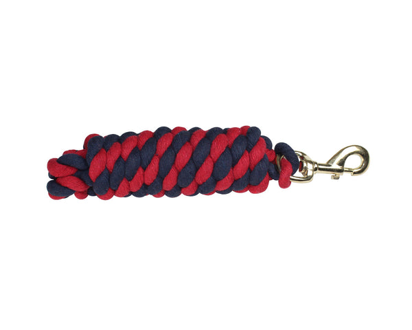 Derby Originals Pack of 2 Cotton Lead Ropes for Horses and Livestock, 10' long and 5/8