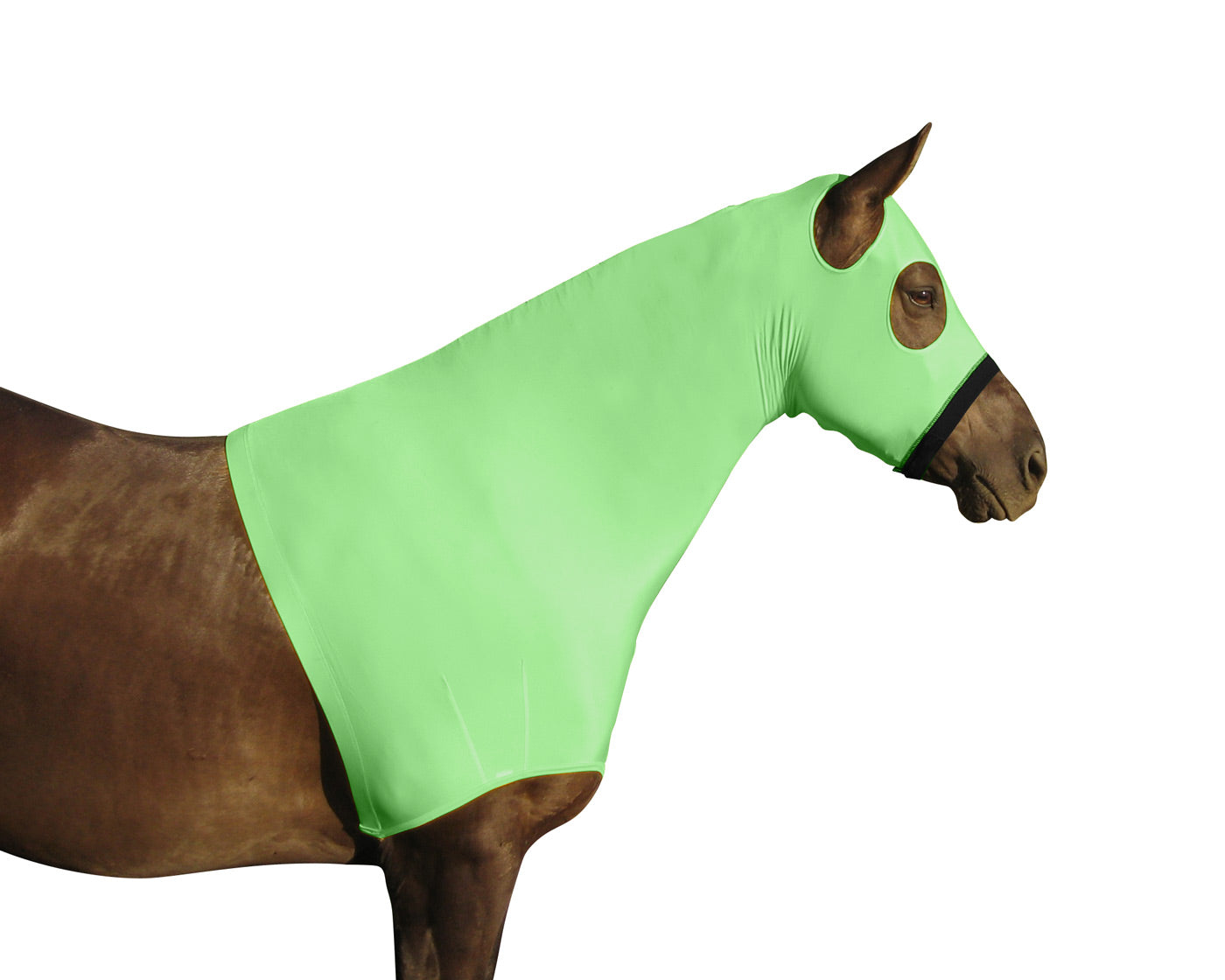 Lycra Sleazy Slicker Hood Neck Cover with Zipper