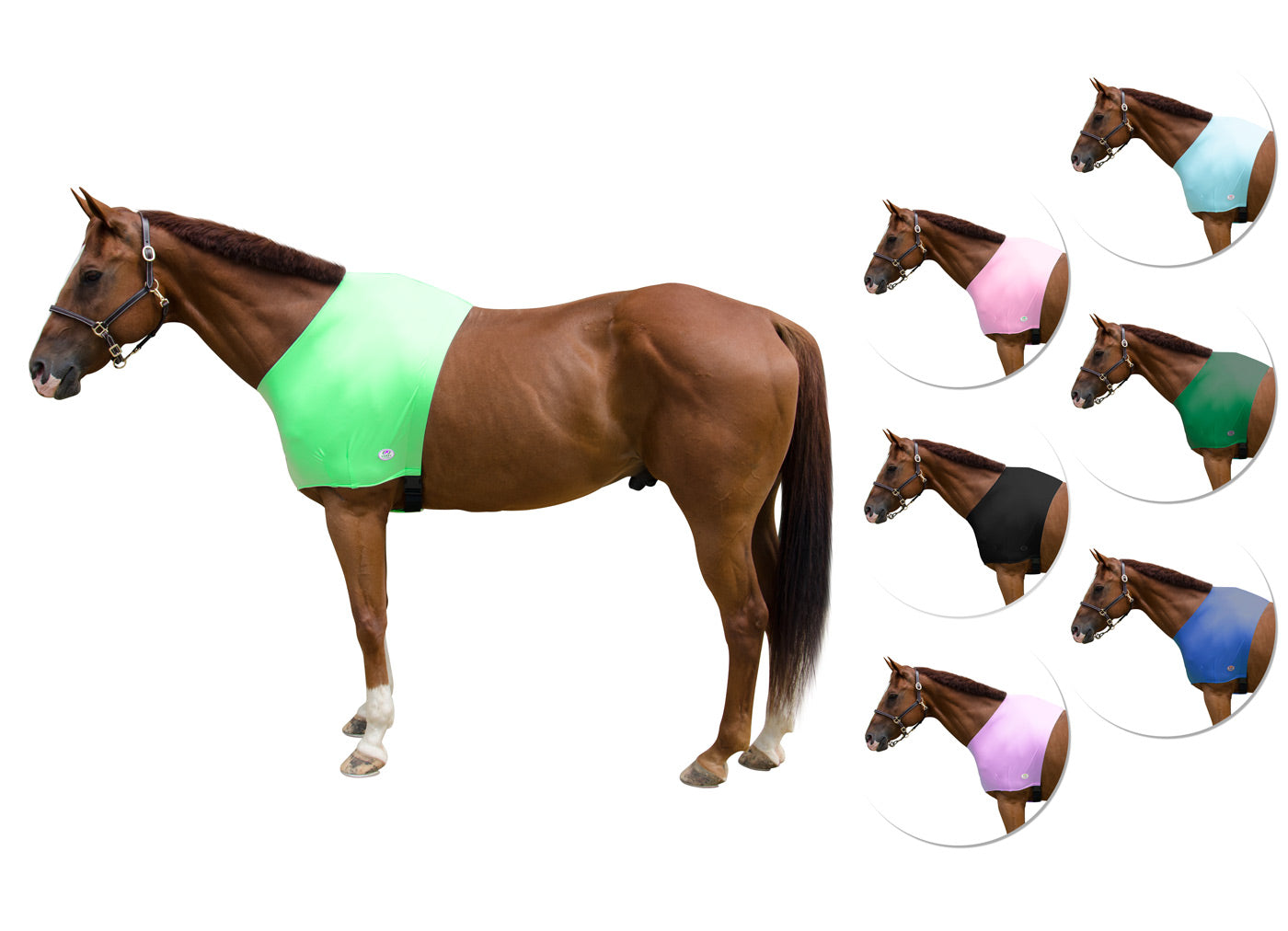 Derby Originals Comfy Stretch Lycra Sleazy Slicker Shoulder Guard apple green
