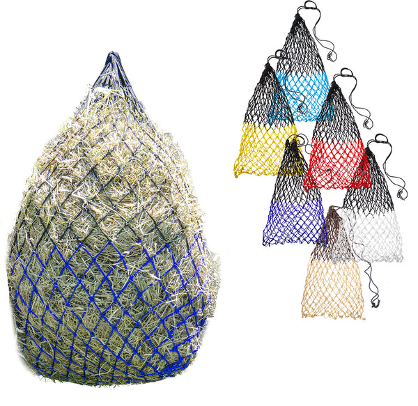 Derby Originals 42” Superior Slow Feed Soft Mesh Hanging Hay Net for Horses - Set of 2