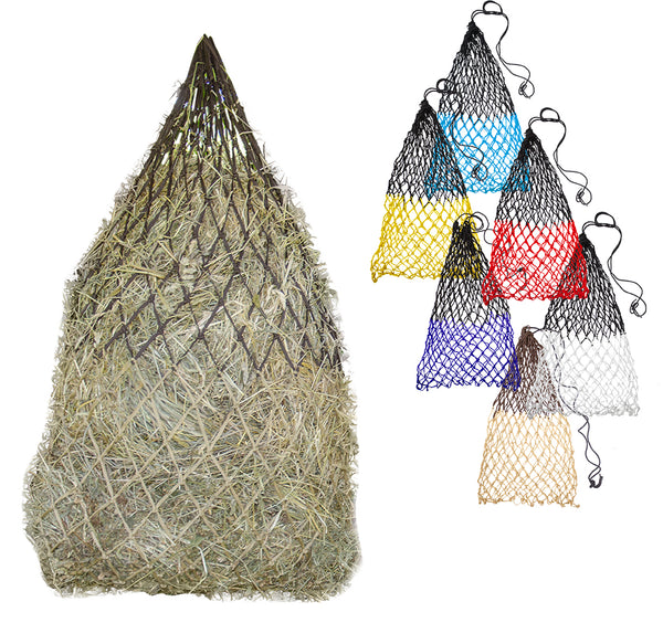 Derby Originals 42” Superior Slow Feed Soft Mesh Hanging Hay Net for Horses - Set of 2