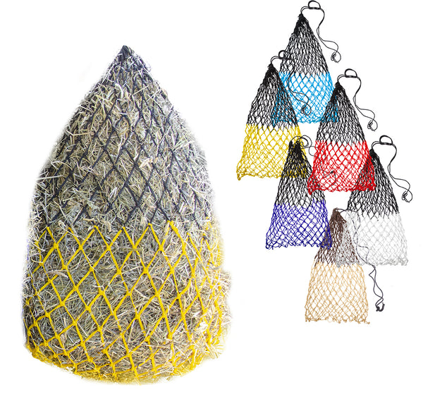 Derby Originals 42” Superior Slow Feed Soft Mesh Hanging Hay Net for Horses - Set of 2