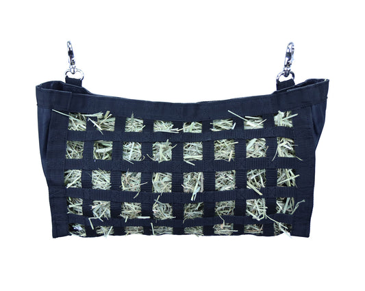 CuteNfuzzy Medium Hay Bag for Guinea Pigs and Rabbits with Super Tough Bottom - Black Color