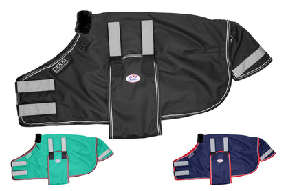 Reflective Safety No Hardware Foal & Mini Horse Winter Turnout Blanket 1200D Medium Weight 