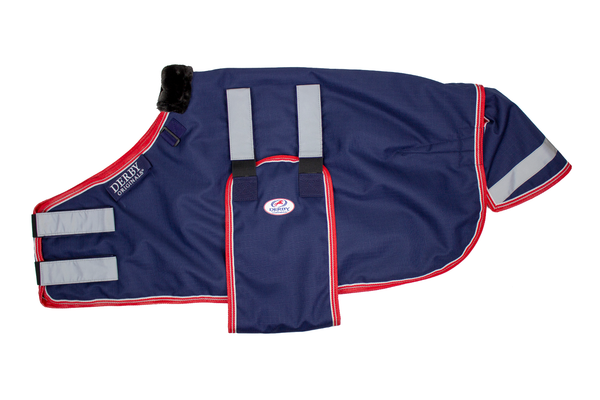 Derby Originals Reflective Safety No Hardware Foal & Mini Horse Winter Turnout Blanket 1200D Medium Weight 150g