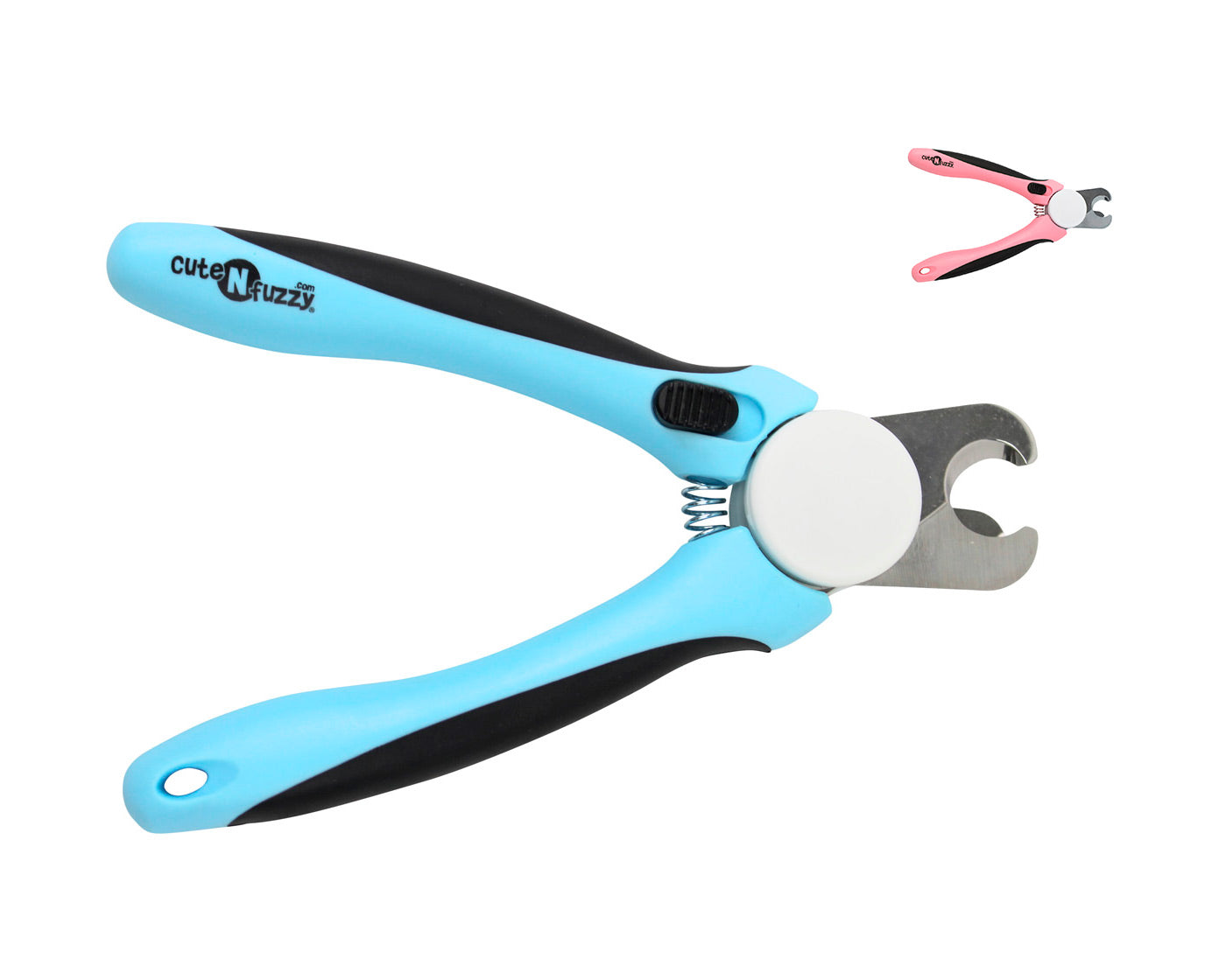 Professional Heavy Duty Pet Nail Clipper w Nail File by cuteNfuzzy Blue Color Set