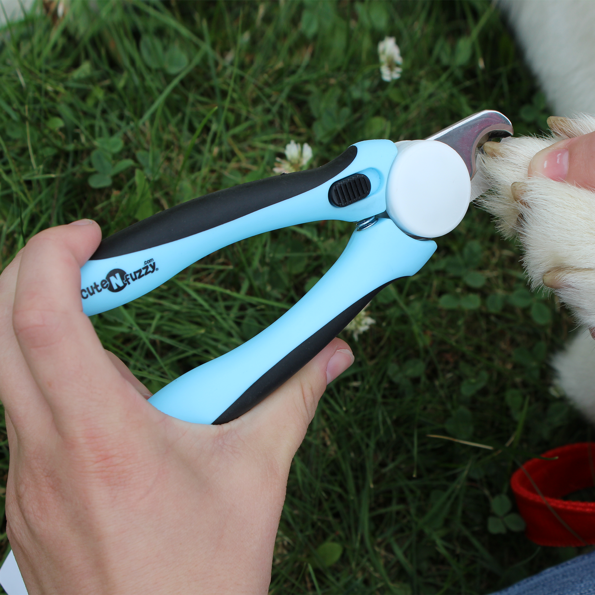 Professional Heavy Duty Pet Nail Clipper w Nail File by cuteNfuzzy Lifestyle Trim