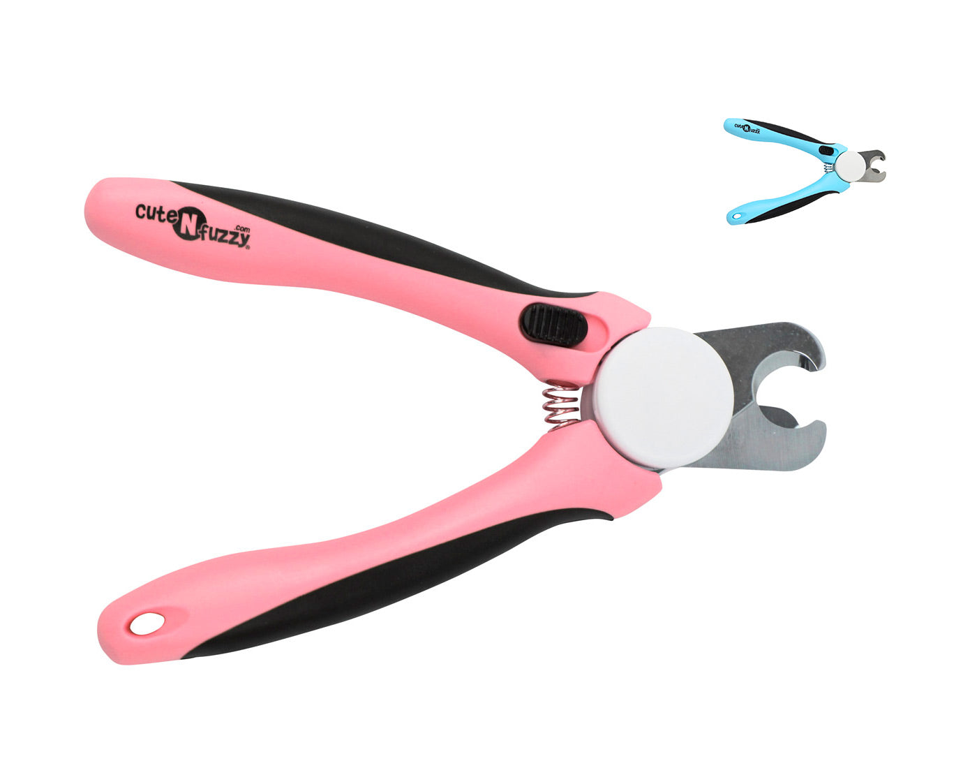 Professional Heavy Duty Pet Nail Clipper w Nail File by cuteNfuzzy Pink Color Set