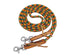 Tahoe Tack Nylon Barrel Reins with USA Leather Ends Closeout