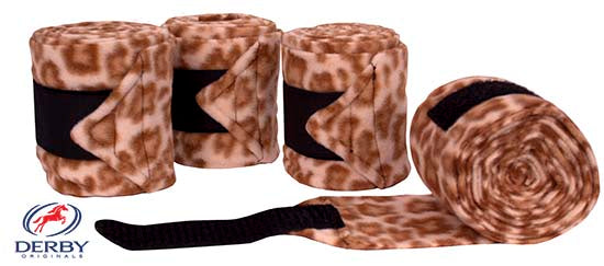 Animal Leopard Print Polo Wraps by Derby Originals