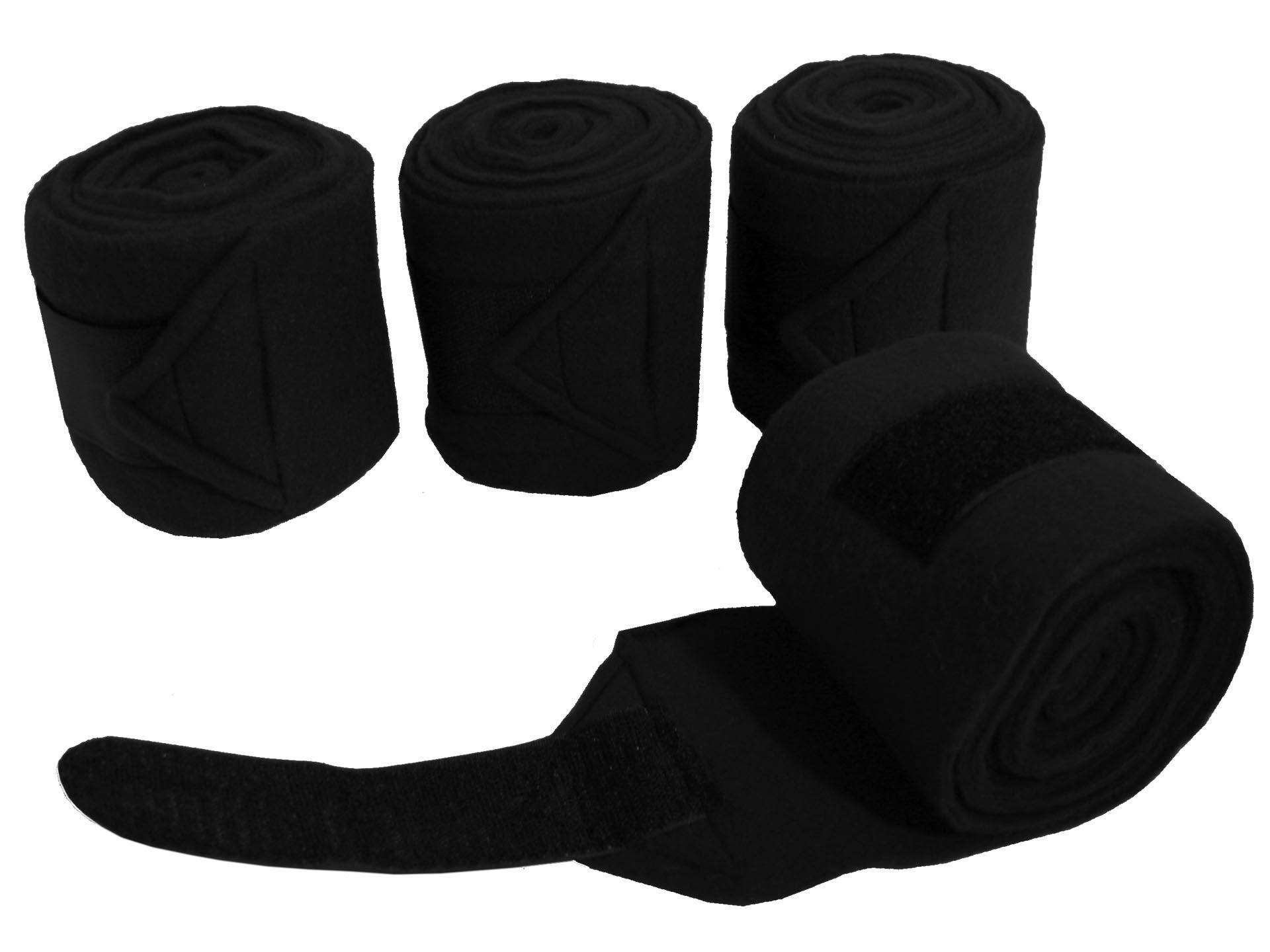 Derby Originals Polo Wraps Set of 4 Bandages Black colors 