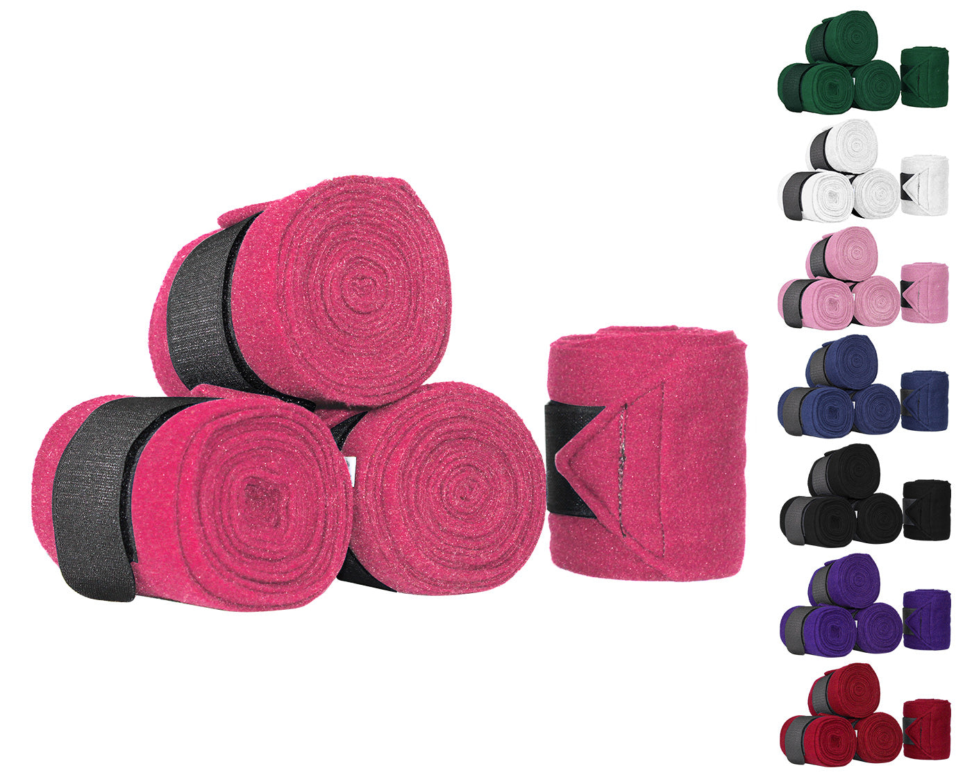 Derby Originals Polo Wraps Set of 4 Bandages multi color