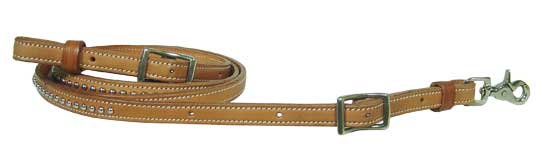 Tahoe Barrel Reins with Spots - USA Leather