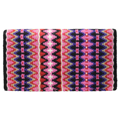 Tahoe Tack 34" x 38" Reya New Zealand Wool Western Show Saddle Blanket Pink main