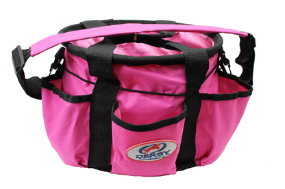 Derby Originals Premium Ringside Large Horse Grooming Supply Tote Bag Pink black