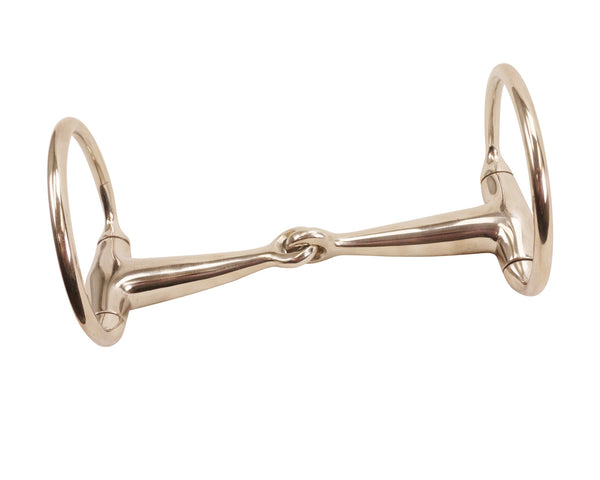 Stainless Steel Eggbutt Snaffle Bit by Derby Originals