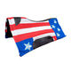 Patriotic American Flag Woven Saddle Pad with Fleece Padding - Size 30" X 34"
