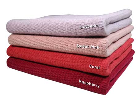 Tahoe Tack  Solid Color 36x34" Pure Wool Saddle Blanket