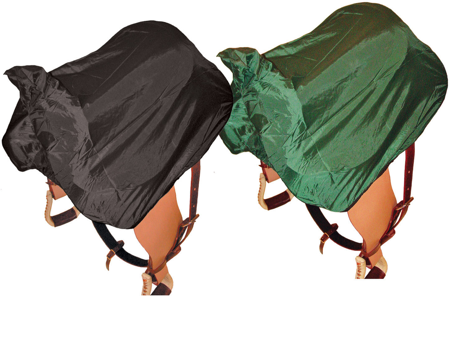 Nylon Western Saddle Seat Cover with Elastic Water Proof Image