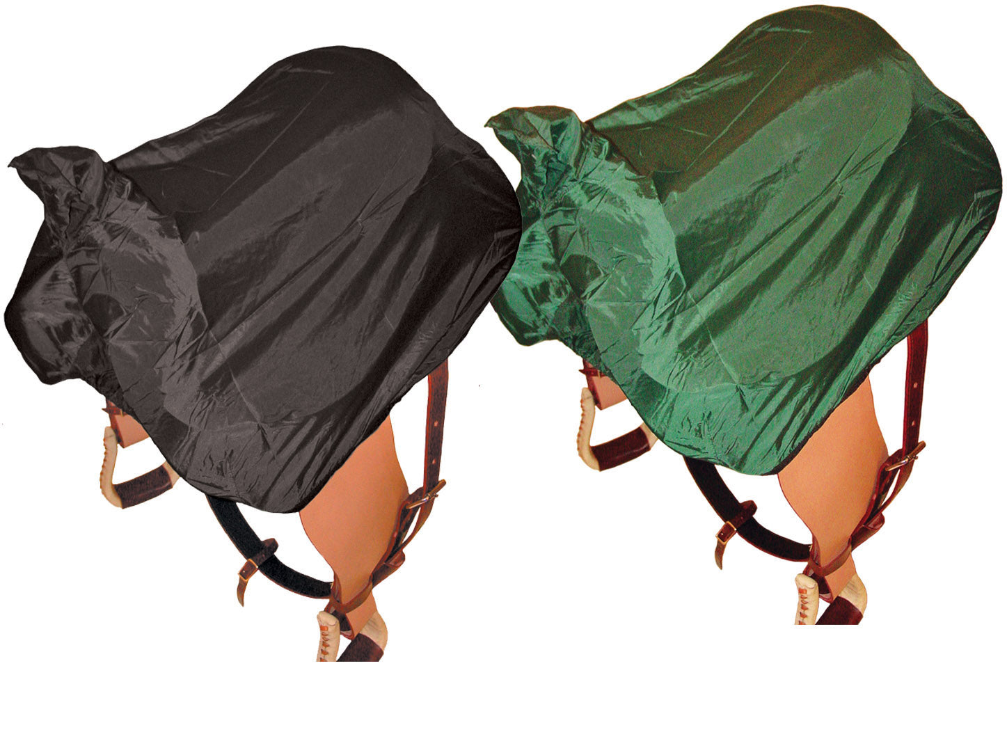 Nylon Western Saddle Seat Cover with Elastic Water Proof Image