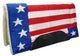 Woven Patriotic Saddle Pad with Fleece Lining