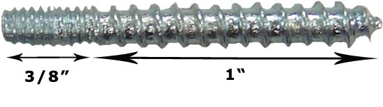 10 Piece Adapter Screws For Saddle Conchos Set