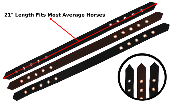 Derby Originals Safety Flex-Webb Replacement Bio Crown Piece for Breakaway Horse Halters