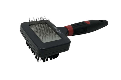 Double-Sided Combo Pet Slicker Brush Closeout Sale Top View