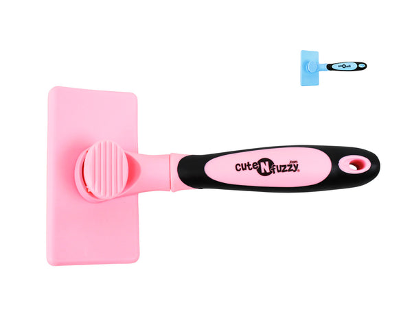 Self Cleaning Pet Slicker Brush by cuteNfuzzy®