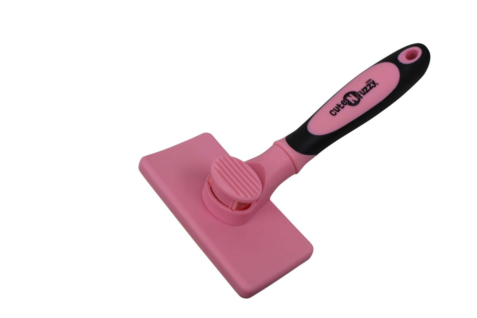 Self Cleaning Pet Slicker Brush by cuteNfuzzy® Pink Color Main