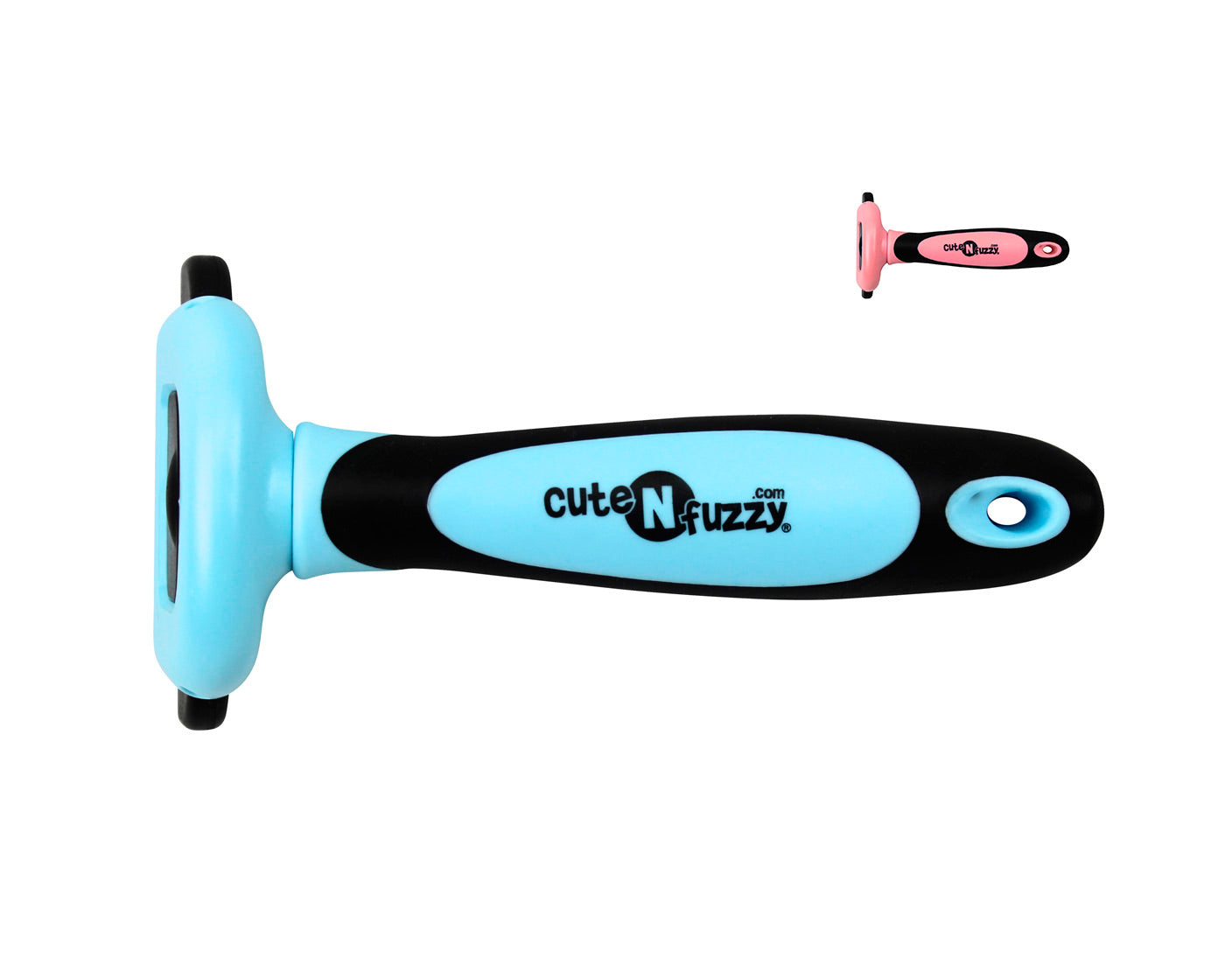 Deshedding Pet Grooming Comb in  Sizes by cuteNfuzzy® Blue Set