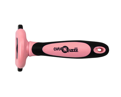 Deshedding Pet Grooming Comb in  Sizes by cuteNfuzzy® Pink Main 