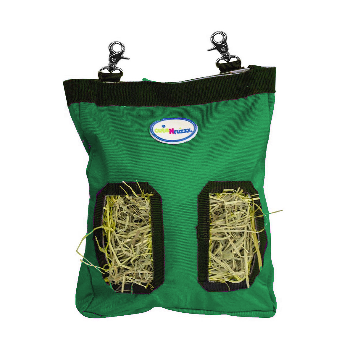 Small Hay Bag for Guinea Pigs and Rabbits Nylon green