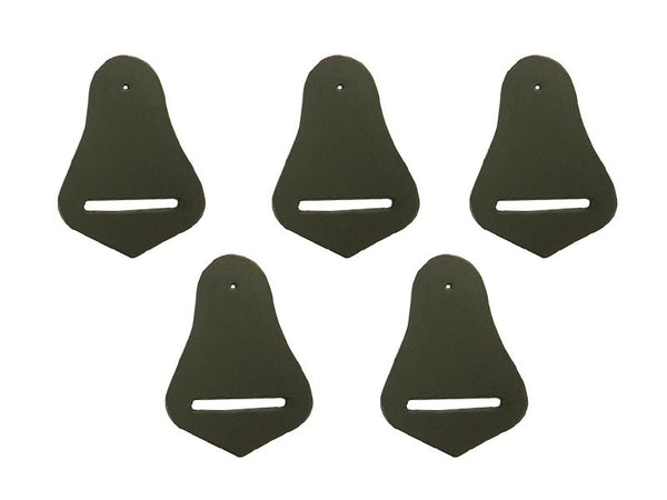 Leather Strap Holder for Western Saddle - Set of 5