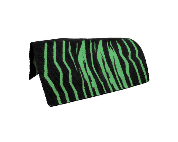 Tahoe Tack Zebra Print 34x36" Handwoven Solid Wool Saddle Blankets