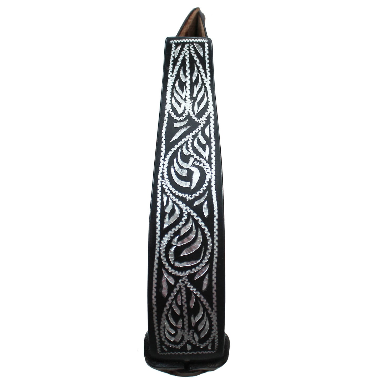 Tahoe Tack Black Engraved Adult Western Show Stirrups for Western Saddles Side