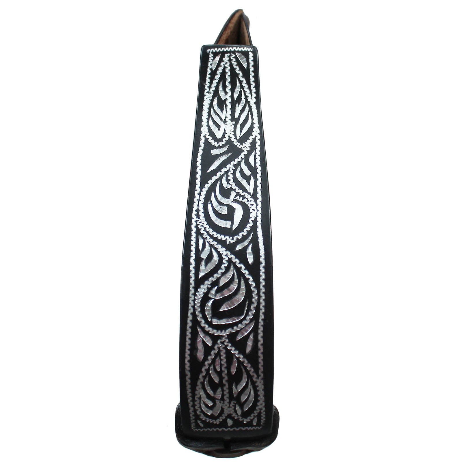 Tahoe Tack Black Engraved Adult Western Show Stirrups for Western Saddles Side