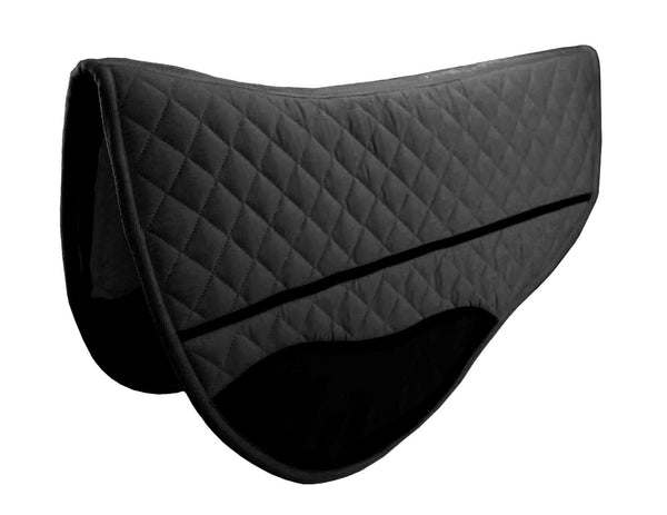 Tahoe Double Back Fleece Padded Wool Felt Contoured Western Barrel Saddle Pad 27