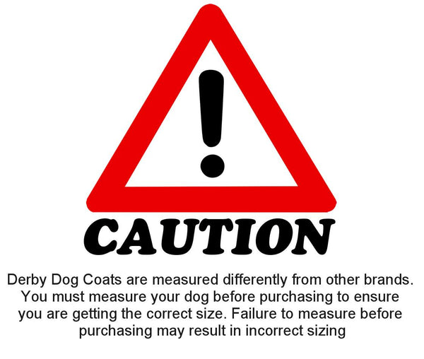 Derby 600D Dog Blanket Coat Waterproof Insulated 1 Year Limited Manufacturer Warranty*