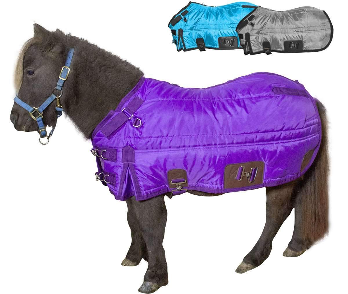Derby Originals Wind Storm West Coast 420D Medium Weight Winter Mini Horse Pony Stable Blanket Purple main